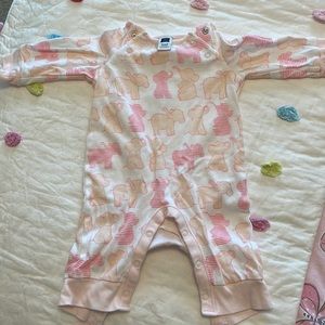 Janie & Jack Pink Elephant Outfit